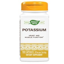 Potassium 100 Caps 99 mg by Nature's Way