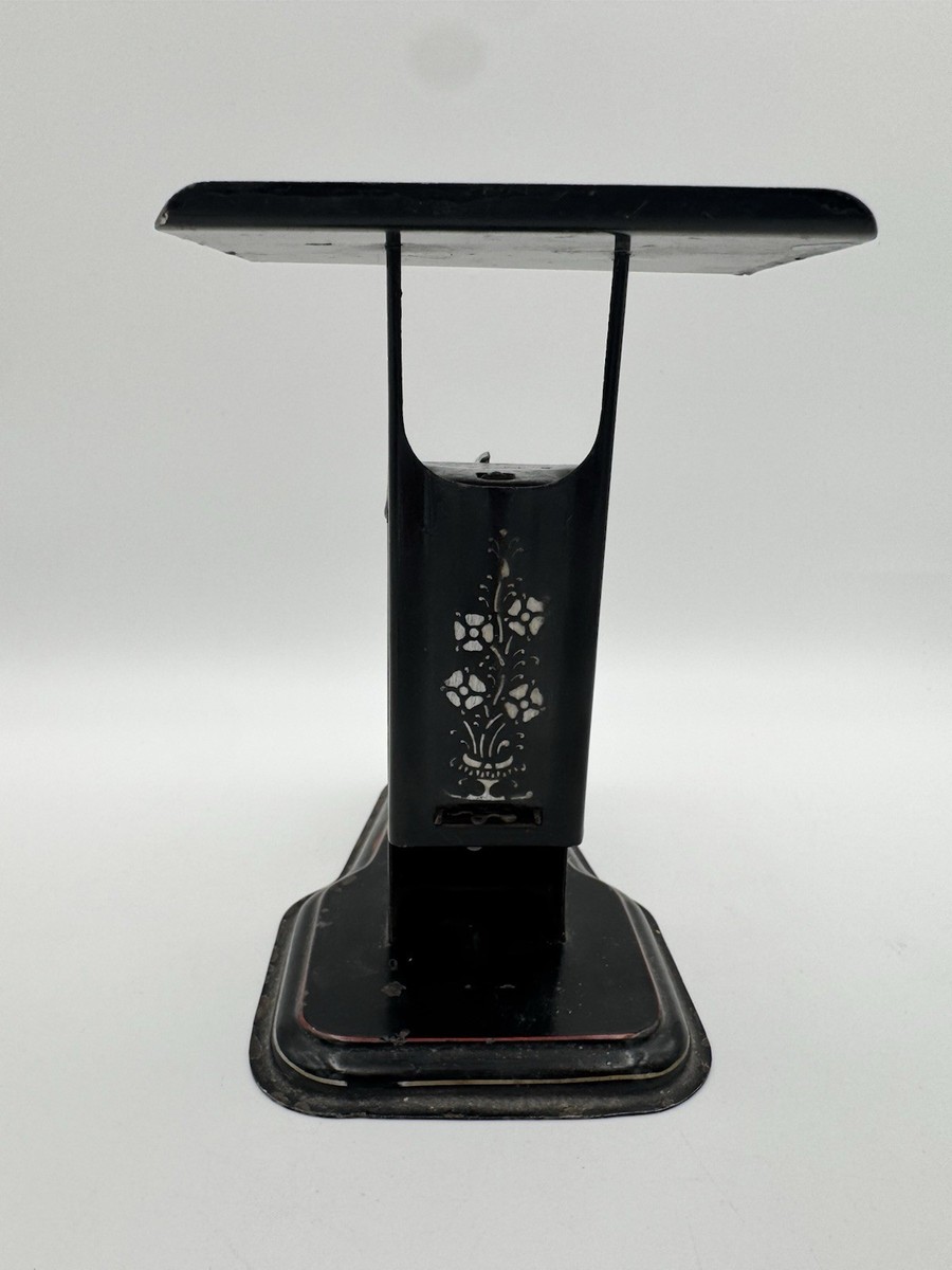 Antique Triner Postal Scale Japanned Metal Floral Chicago USA Pat
