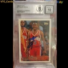 Allen Iverson Autographed RC 1996-97 Topps #171 Beckett Autograph Grade 10