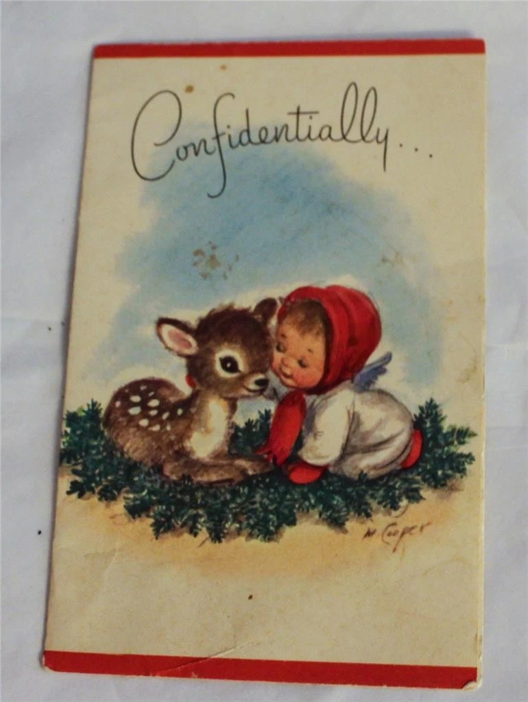 Christmas Collectible Holiday & Seasonal Cards & Postcards 1950