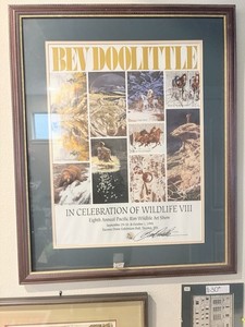 Bev Doolittle 'In Celebration of Wildlife' Framed Signed Poster Print