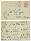 130517 - postal stationery - postcard - Aix-les-Bains 25.8.1901 to Strehlen-Dresden