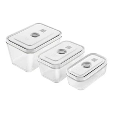 S/M/L / 3-pc, Vacuum Container Set, Grey, Free ship