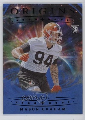 2025 Panini Origins Rookies Holo Blue 43/199 Mason Graham #106 Rookie RC q2w