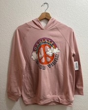 Old Navy Girls Pink Casual Hoodie Size XL 14-16 