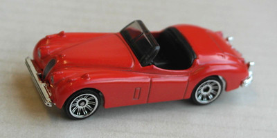 Matchbox 1956 Jaguar XK140 Roadster rot Oldtimer Car Auto MBX Mattel Cabrio ´56
