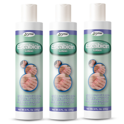 Arymar Escabicin Skin Lotion 8 fl oz   Hydrating and Refreshing Formula (3-Pack)