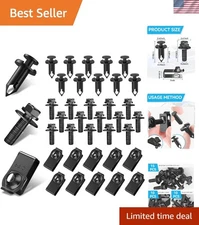 35PCS Engine Cover Splash Shield Kit & Car Fasteners for Ultimate Safety