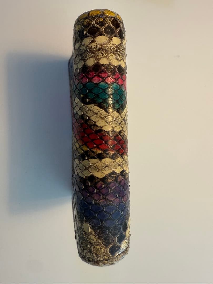 GUCCI Python Bifold Wallet Leather Snake Pattern … - image 3