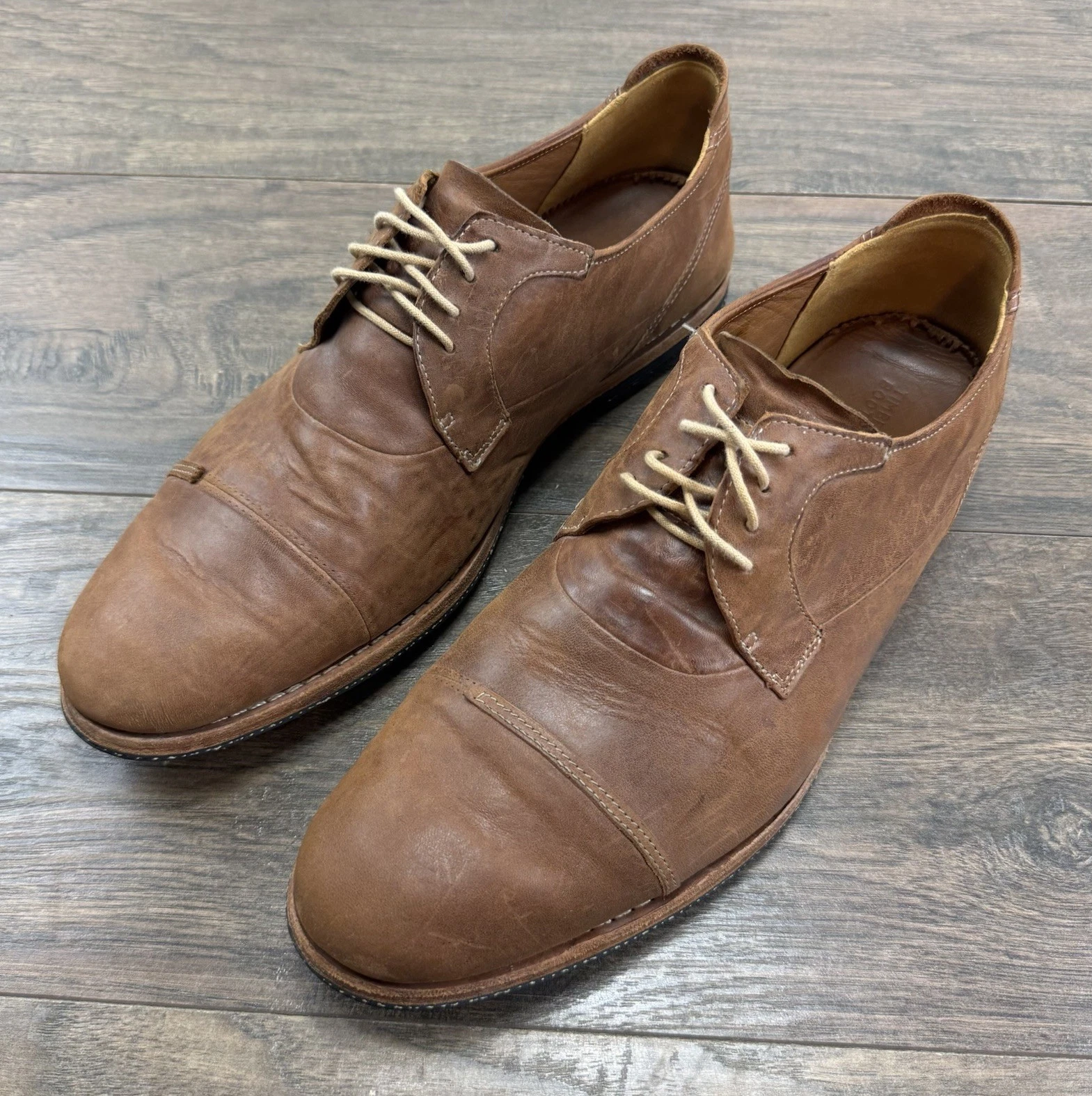 Timberland Boot Company scarpe uomo 13 wodeho pelle punta cappuccio Oxford casual