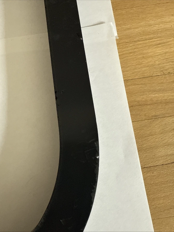 "Letra grande de plexiglás vintage en U, 12 pulgadas de alto y 12,5 pulgadas de ancho, 1"" de grosor" Foto 4 de 4