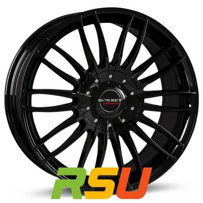 Borbet CW3 black glossy 9x20'' ET40 LK5 115 ML 70.1 Alufelgen 20 Zoll