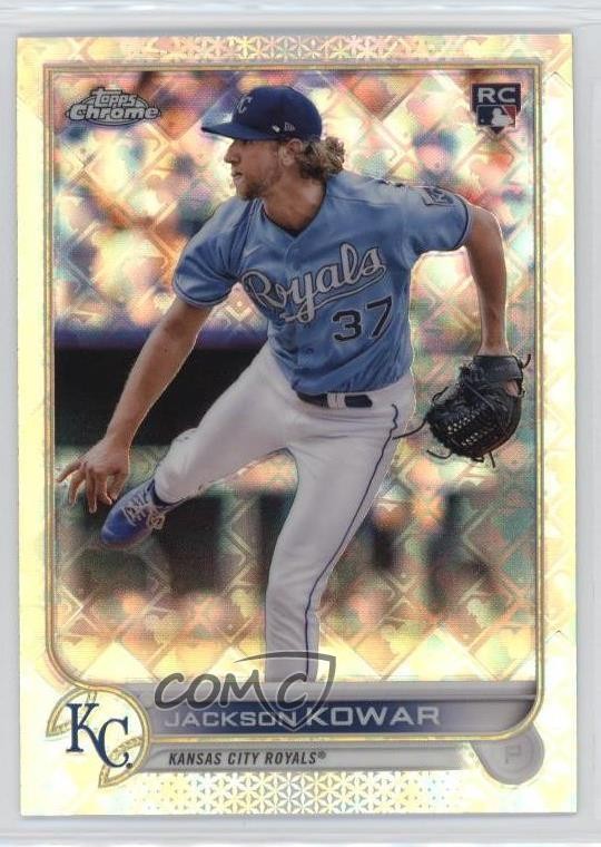 2022 Topps Chrome Logofractor Edition Jackson Kowar #105 Rookie RC