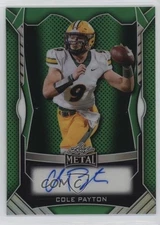 2025 Leaf Metal Web Exclusive Auto Green Prismatic /15 Cole Payton #MA-CP1 Auto