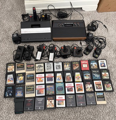 Atari 2600 & 7800 Video Game Console. Good Working- 42 Games