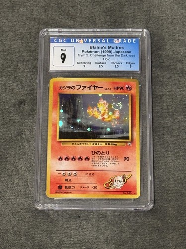 Blaine's Moltres (Unlimited) graded CGC 9 for sale on eBay