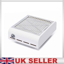 40W Nail Dust Collector Nail Fan Extractor for Salon and Personal Use White-New