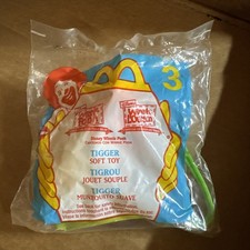 1999 Winnie The Pooh McDonalds Happy Meal Toy Plush Clip Tigger 3