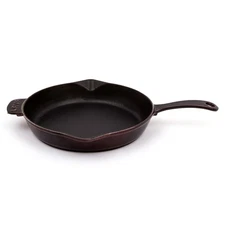LAVA Enameled Cast Iron Skillet, Induction and Dishwasher Safe, 11 inches