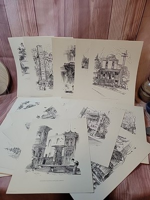 Paul Keller ''Oregon Vignettes'' Historical Places In Oregon From Meier Franks...