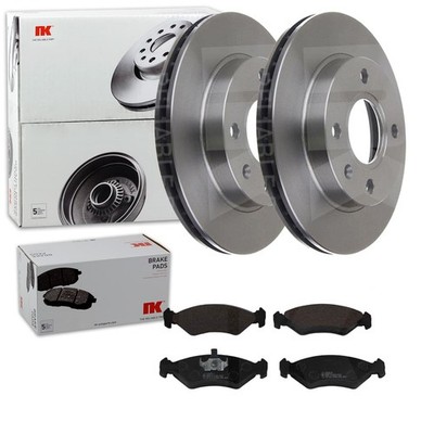 NK BREMSSCHEIBEN 239mm + BELÄGE VORNE passend für FORD COURIER / FIESTA 4 KA RBX