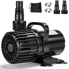 1100GPH Submersible Water Pump 62W for Pond Fountain Aquarium Waterfall 20ftCord