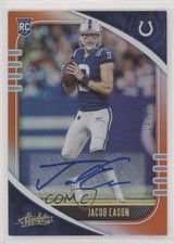 2020 Absolute Rookie Signatures Orange Spectrum 14/35 Jacob Eason #142 Auto 7m3