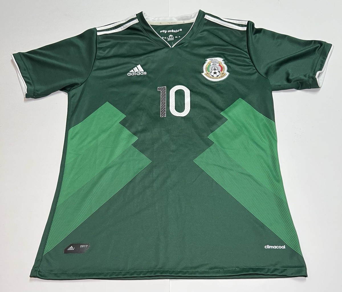 Adidas Mexico 2017 Soccer Jersey Oropeza 10 Climacool Green XL | eBay