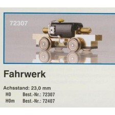 pmt 72407 H0m-Fahrwerk mit Achsstand 23,0 mm H0m + Neu