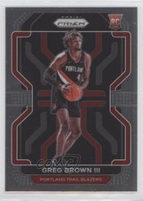 2021-22 Panini Prizm Greg Brown III #291 5h0
