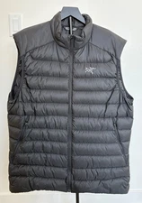 Arc’teryx Cerium LT Mens Size XL Down Vest Solid Black