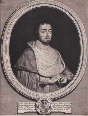 Eugenius Albert d'Allamont Bishop Roermond Gent Bruxelles Portrait Wappen 1666