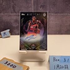 [OBO/MSG]2025 Ps Midnight Jamir Watkins Autograph Card Washington Wizards Refrac