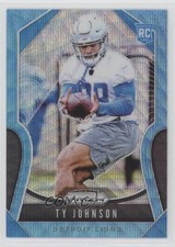 2019 Panini Prizm Rookies Blue Wave Prizm 112/199 Ty Johnson #399 q3y