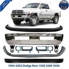 Front Bumper Chrome Fog Lights Kit Fits 1994-2002 Dodge Ram 1500 2500 3500 Front Bumper Chrome Fog Lights Kit Fits 1994-2002 Dodge Ram 1500 2500 3500
