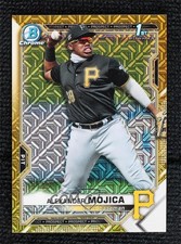 2021 Bowman Chrome Mega Box Gold Mojo Refractor 12/50 Alexander Mojica 03wr