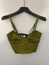 NWT LITA By Ciara Womens Avocado Strapless Convertible Corset Top SIZE SMALL