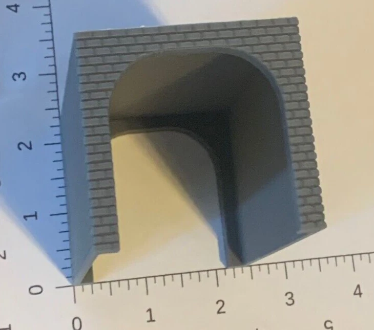 Túnel de tren único de piedra escala N - Paisaje ferroviario modelo N 4 pulgadas 1:160 Foto 2 de 3
