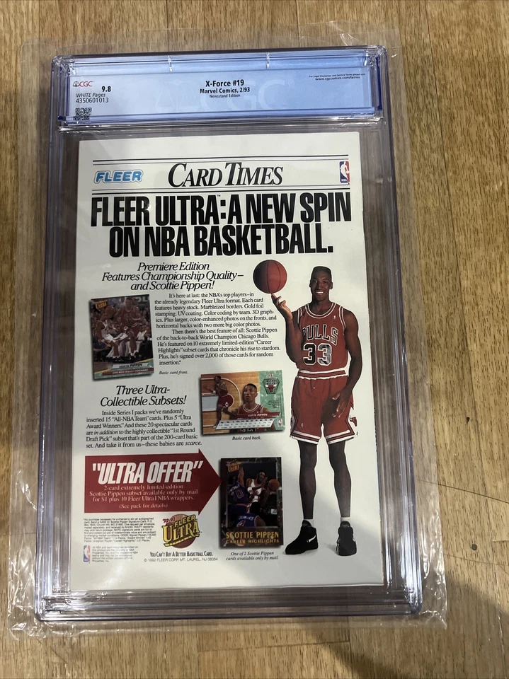 X-Force #19 CGC 9.8 1993 1ª Apelación de Imitación Llave Quiosco Cómic Nueva Losa Foto 3 de 3