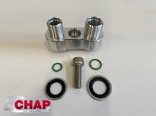 Ls Gm R4 Ac Compressor Straight Adapter Fitting Cnc Machined Usa