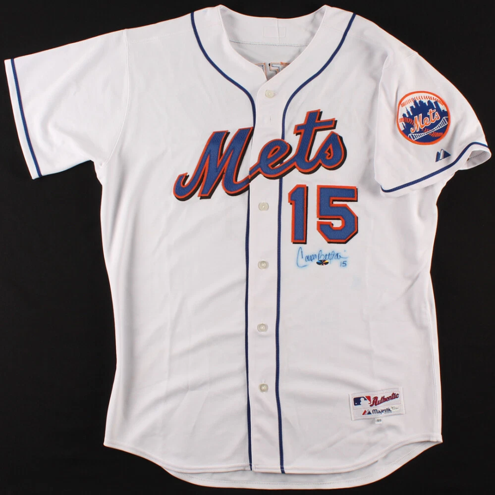 Carlos Beltran New York Mets MLB Embroidered Tackle Twill Baseball Jersey  By Majestic