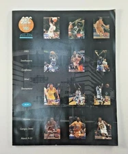 Kentucky Wildcats Basketball 1995 SEC Men's Tournament Game Program Delk UK