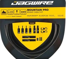 Jagwire Mountain Pro Brake Cable Kit Stealth Black fits SRAM Shimano MTB Bike