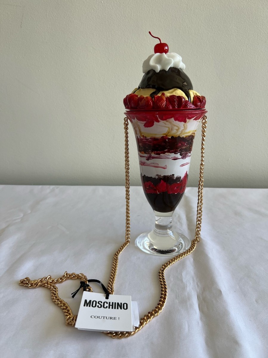 SS22 Moschino Couture Jeremy Scott Diner Red Ice Cream