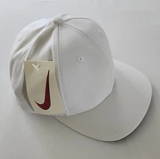 Nike Vintage Snap Back White Deadstock Blank Hat NEW