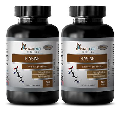 Improves Athletic Performance - L-LYSINE 500mg - L-Lysine Capsules 2B