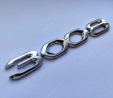 Chrome Silver Car Frontrear Badge Emblem For Peugeot 3008 Gt 20- P84 Facelift