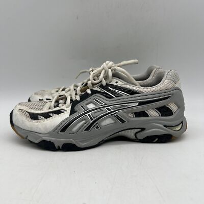 Asics Gel-Volley Lyte Men's White Gray Lace Up Low Top Sneaker Shoes Size 7
