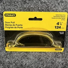 Stanley Satine Brass Door Pull 4 7/8" CD479 75-1170 Screen Door & Drawers NIP