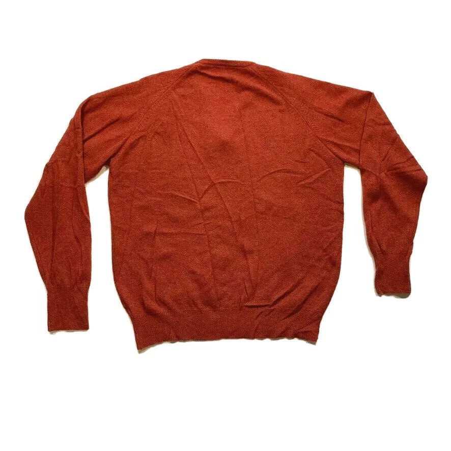 Vintage Puritan Aquaknit 100% Two-Ply Lambswool Sweater V Neck USA Made XL READ - Image 2 of 4